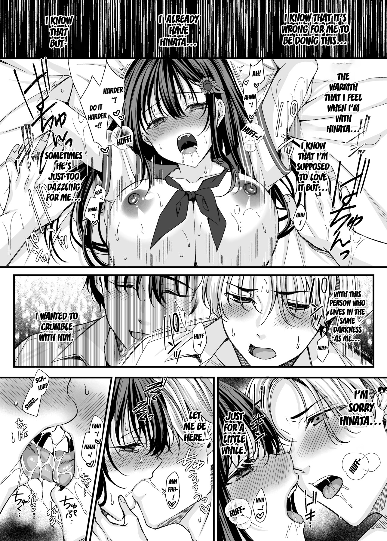 Hentai Manga Comic-Sunflowers Chasing the Setting Sun ~My Girlfriend Who Cuckolded Me~-Read-7